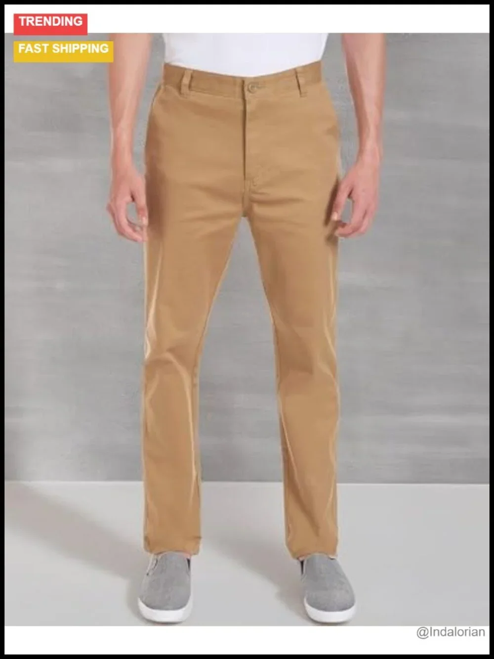 Young Men's Flat Front Stretch Twill Pant Uniform
